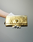 Dolce & Gabbana Gold Wallet, front view